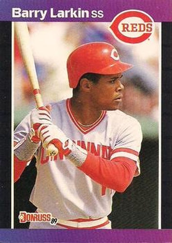 #257 Barry Larkin - Cincinnati Reds - 1989 Donruss Baseball
