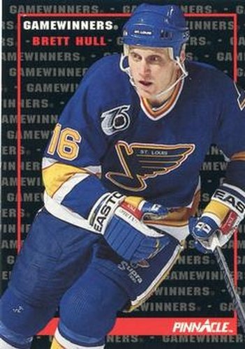 #257 Brett Hull - St. Louis Blues - 1992-93 Pinnacle Canadian Hockey