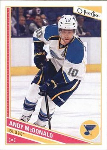 #257 Andy McDonald - St. Louis Blues - 2013-14 O-Pee-Chee Hockey