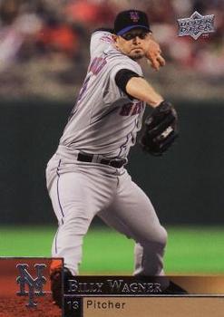 #257 Billy Wagner - New York Mets - 2009 Upper Deck Baseball