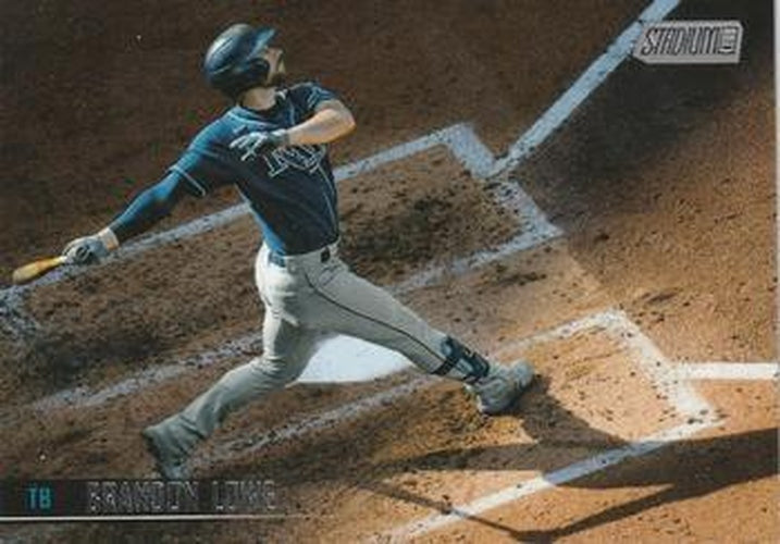 #257 Brandon Lowe - Tampa Bay Rays - 2021 Stadium Club Baseball