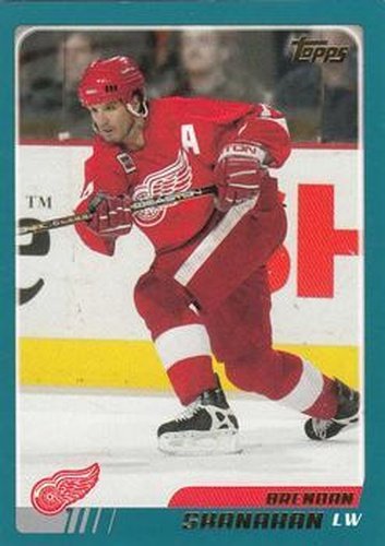 #257 Brendan Shanahan - Detroit Red Wings - 2003-04 Topps Hockey