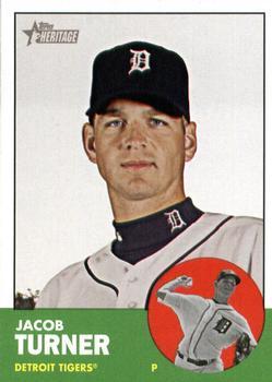 #257 Jacob Turner - Detroit Tigers - 2012 Topps Heritage Baseball