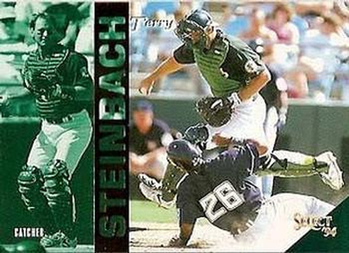 #257 Terry Steinbach - Oakland Athletics - 1994 Select Baseball