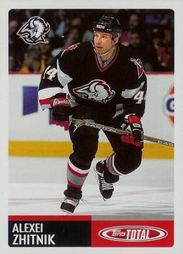 #257 Alexei Zhitnik - Buffalo Sabres - 2002-03 Topps Total Hockey