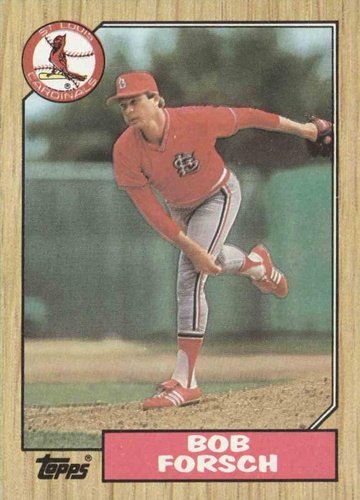 #257 Bob Forsch - St. Louis Cardinals - 1987 Topps Baseball