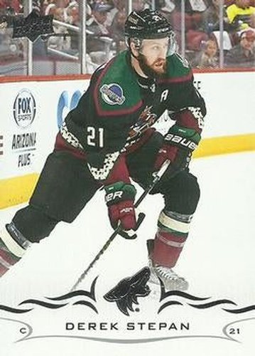 #257 Derek Stepan - Arizona Coyotes - 2018-19 Upper Deck Hockey