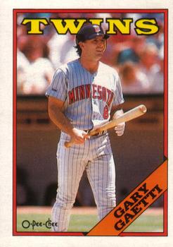 #257 Gary Gaetti - Minnesota Twins - 1988 O-Pee-Chee Baseball