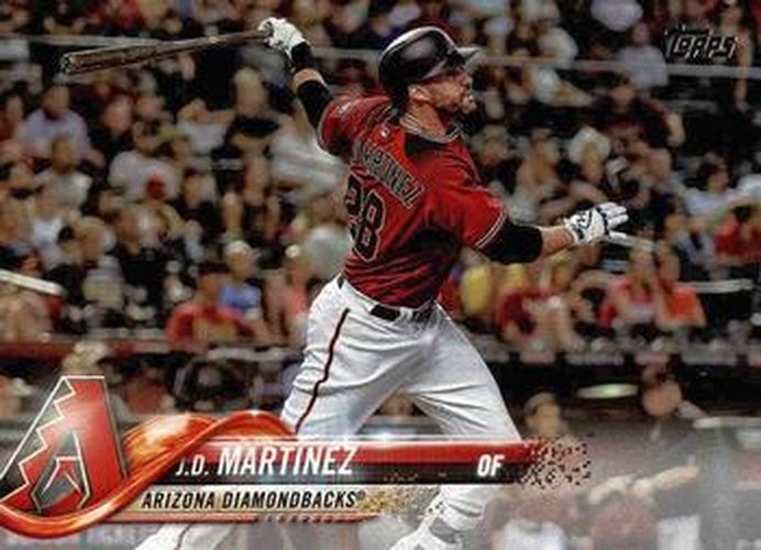 #257 J.D. Martinez - Arizona Diamondbacks - 2018 Topps Baseball