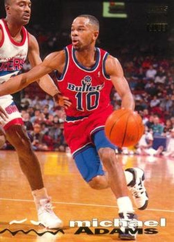 #258 Michael Adams - Washington Bullets - 1993-94 Stadium Club Basketball