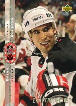 #258 Brian Rolston - New Jersey Devils - 1994-95 Upper Deck Hockey - Electric Ice