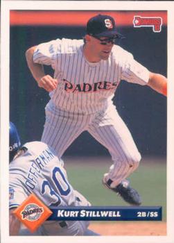 #258 Kurt Stillwell - San Diego Padres - 1993 Donruss Baseball