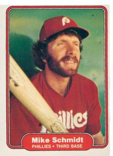 #258 Mike Schmidt - Philadelphia Phillies - 1982 Fleer Baseball