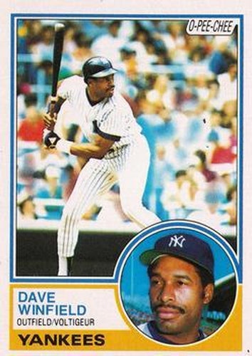 #258 Dave Winfield - New York Yankees - 1983 O-Pee-Chee Baseball