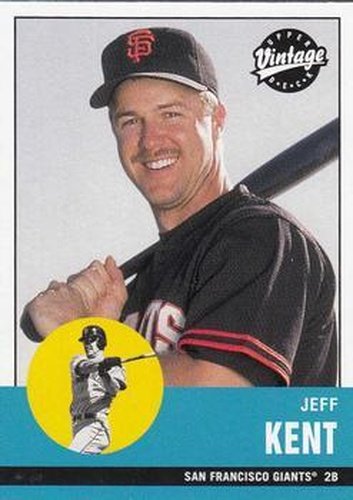 #258 Jeff Kent - San Francisco Giants - 2001 Upper Deck Vintage Baseball