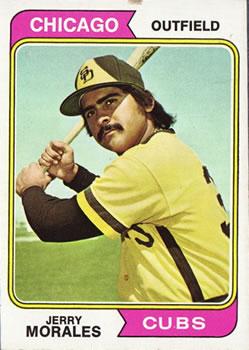 #258 Jerry Morales - Chicago Cubs - 1974 Topps Baseball