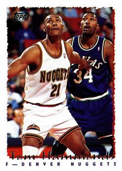#258 Tom Hammonds - Denver Nuggets - 1994-95 Topps Basketball