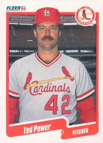 #258 Ted Power - St. Louis Cardinals - 1990 Fleer USA Baseball