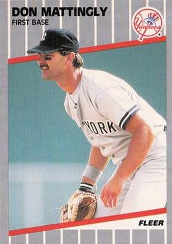 #258 Don Mattingly - New York Yankees - 1989 Fleer Baseball