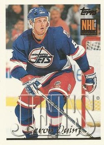 #258 Deron Quint - Winnipeg Jets - 1995-96 Topps Hockey