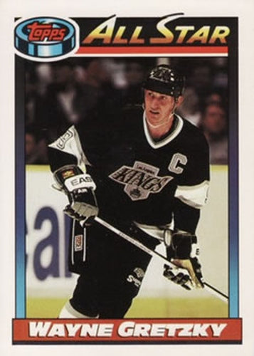 #258 Wayne Gretzky - Los Angeles Kings - 1991-92 Topps Hockey