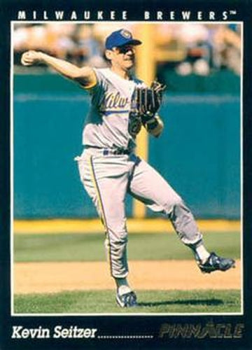 #117 Kevin Seitzer - Milwaukee Brewers - 1993 Pinnacle Baseball