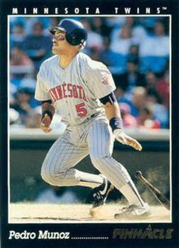 #135 Pedro Munoz - Minnesota Twins - 1993 Pinnacle Baseball