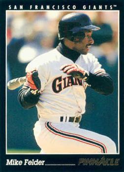 #148 Mike Felder - San Francisco Giants - 1993 Pinnacle Baseball