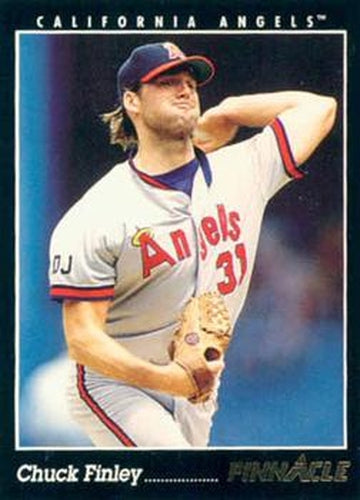 #201 Chuck Finley - California Angels - 1993 Pinnacle Baseball