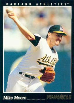 #202 Mike Moore - Oakland Athletics - 1993 Pinnacle Baseball