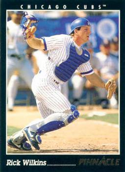 #206 Rick Wilkins - Chicago Cubs - 1993 Pinnacle Baseball