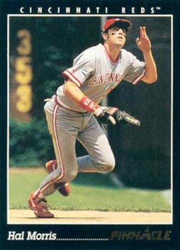 #222 Hal Morris - Cincinnati Reds - 1993 Pinnacle Baseball