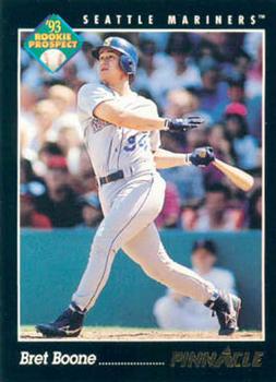 #243 Bret Boone - Seattle Mariners - 1993 Pinnacle Baseball