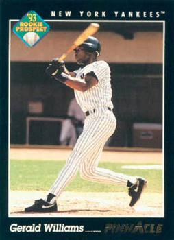 #266 Gerald Williams - New York Yankees - 1993 Pinnacle Baseball