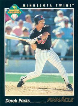 #267 Derek Parks - Minnesota Twins - 1993 Pinnacle Baseball
