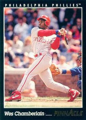 #328 Wes Chamberlain - Philadelphia Phillies - 1993 Pinnacle Baseball