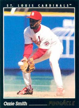 #329 Ozzie Smith - St. Louis Cardinals - 1993 Pinnacle Baseball