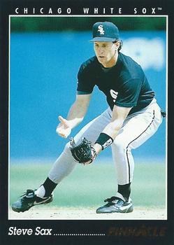 #335 Steve Sax - Chicago White Sox - 1993 Pinnacle Baseball