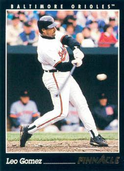 #351 Leo Gomez - Baltimore Orioles - 1993 Pinnacle Baseball