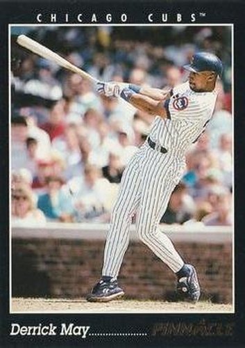 #371 Derrick May - Chicago Cubs - 1993 Pinnacle Baseball