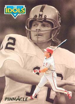 #477 Lenny Dykstra / Ken Stabler - Philadelphia Phillies / Oakland Raiders - 1993 Pinnacle Baseball