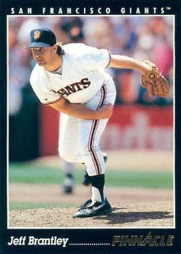 #512 Jeff Brantley - San Francisco Giants - 1993 Pinnacle Baseball