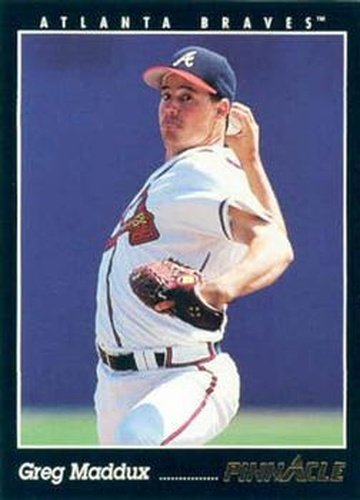 #517 Greg Maddux - Atlanta Braves - 1993 Pinnacle Baseball