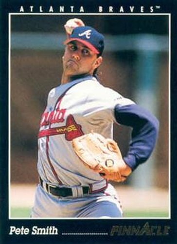 #541 Pete Smith - Atlanta Braves - 1993 Pinnacle Baseball