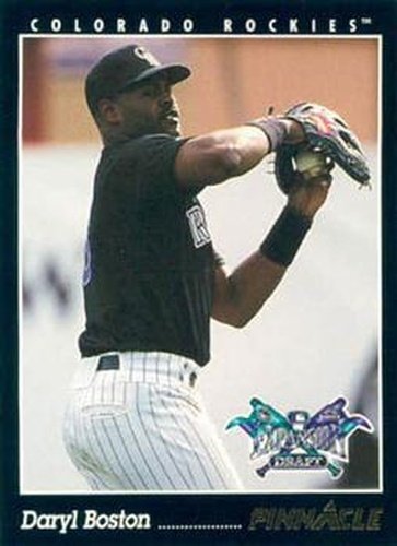 #545 Daryl Boston - Colorado Rockies - 1993 Pinnacle Baseball