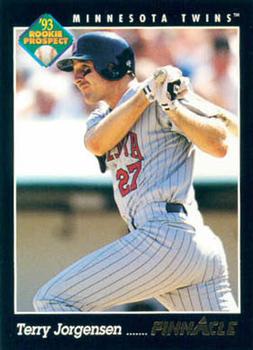 #594 Terry Jorgensen - Minnesota Twins - 1993 Pinnacle Baseball