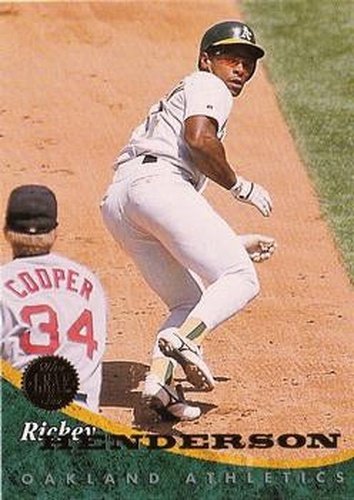 #259 Rickey Henderson - Oakland Athletics - 1994 Leaf Baseball