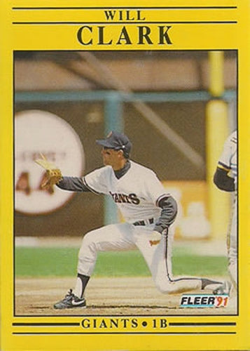 #259 Will Clark - San Francisco Giants - 1991 Fleer Baseball