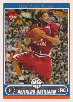 #259 Renaldo Balkman - New York Knicks - 2006-07 Topps Basketball