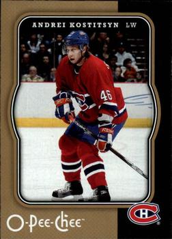 #259 Andrei Kostitsyn - Montreal Canadiens - 2007-08 O-Pee-Chee Hockey